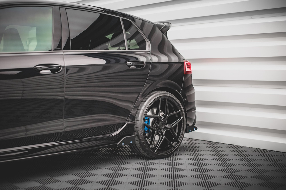 Side Skirts Diffusers V.2 + Flaps Volkswagen Golf R Hatchback Mk8