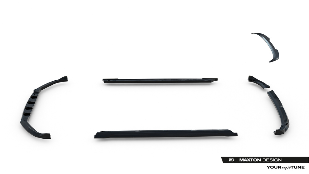 Set of Splitters Opel Corsa F Facelift (Mk6 Facelift)