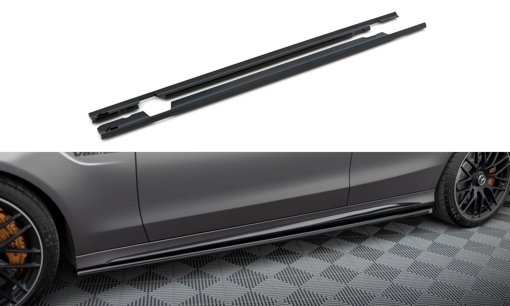 Side Skirts Diffusers Mercedes-AMG C63 Sedan / Estate W205 Facelift