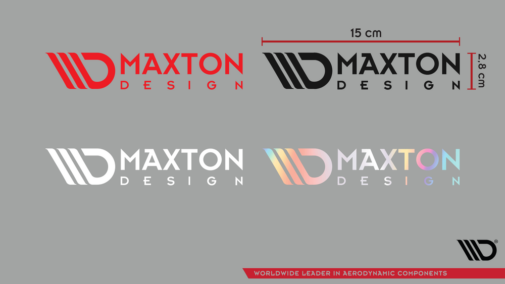 Maxton Sticker Red 05 Small Logo Sticker 15x2,8 cm red