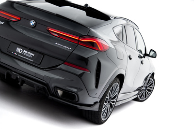 Rear Splitter (with vertical bars) V.2 BMW X6 M-Pack G06 Facelift