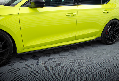 Side Skirts Diffusers V.2 + Flaps Skoda Octavia RS Liftback / Combi Mk4
