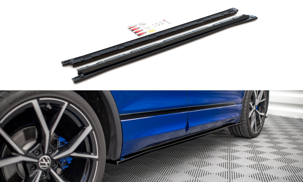 Side Skirts Diffusers Volkswagen Tiguan R / R-Line Mk2 Facelift