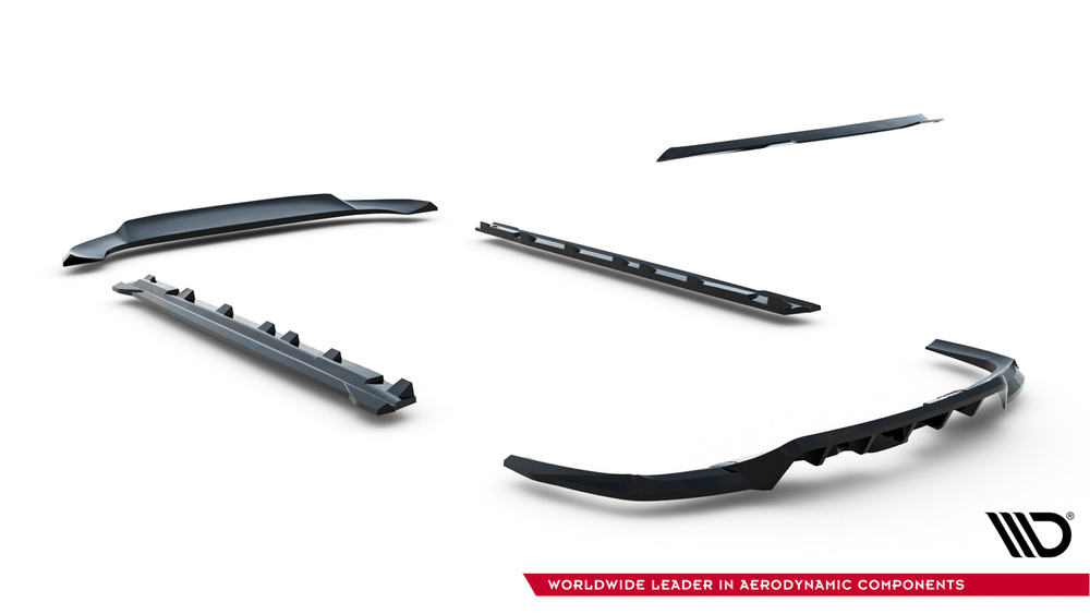 Set of Splitters V.1 Mercedes-Benz GLS AMG-Line X167 Facelift