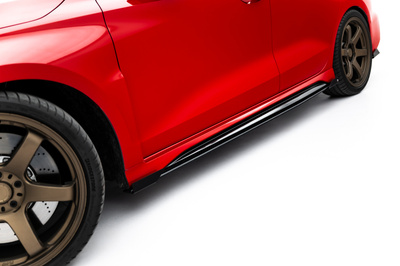 Street Pro Side Skirts Diffusers + Flaps Audi RS3 Sedan 8Y Facelift