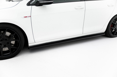 Side Skirts Diffusers V.2 Volkswagen Golf GTI / GTD Mk7 / Mk7 Facelift (narrow)