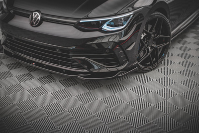 Front Splitter V.4 Volkswagen Golf R Hatchback / Variant Mk8