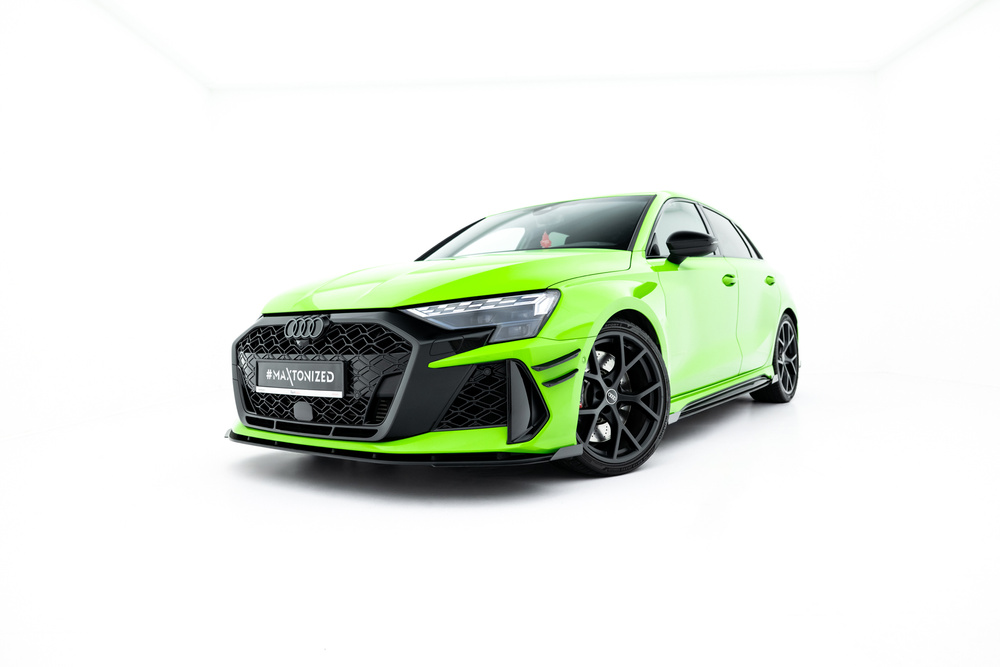 Street Pro Front Splitter + Flaps Audi RS3 Sportback 8Y Facelift