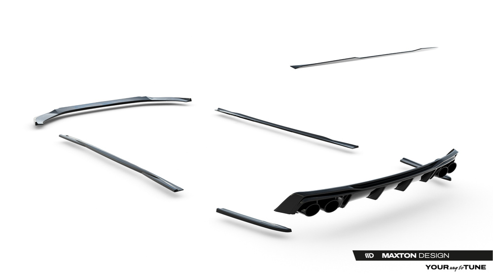 Set of Splitters Audi A6 S-Line Sedan / S6 Sedan C8