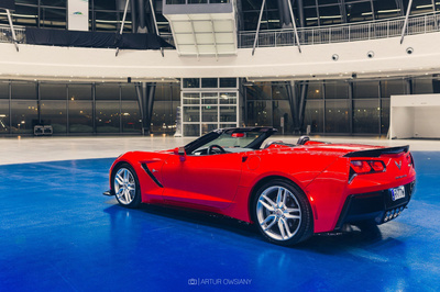 Rear Side Splitters Chevrolet Corvette Stingray C7