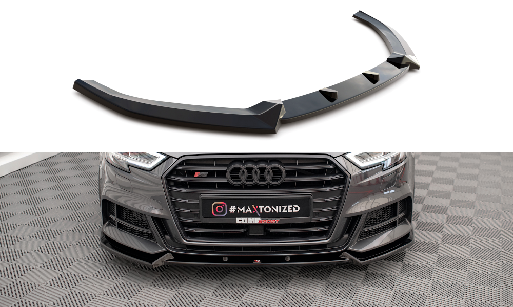 Front Splitter V.1 Audi S3 / A3 S-Line Sportback 8V Facelift