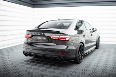 Rear Side Splitters Audi RS3 8V FL Sedan