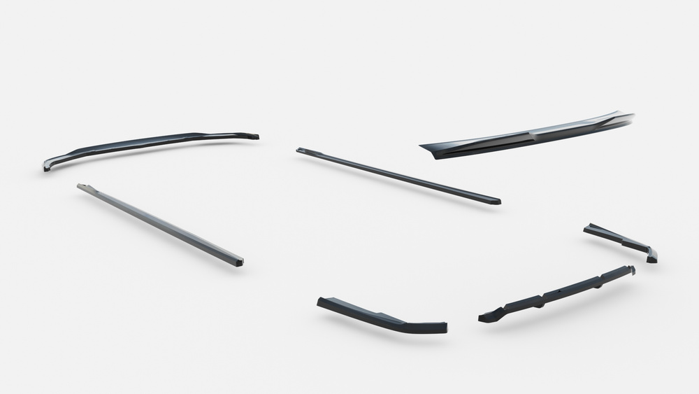 Set of Splitters BMW M340i Sedan G20  Facelift 