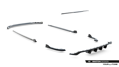 Set of Splitters Volkswagen Golf R Variant Mk8 Facelift