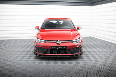 Front Splitter V.3 + Flaps Volkswagen Golf GTI / GTE / GTD / R-Line Mk8