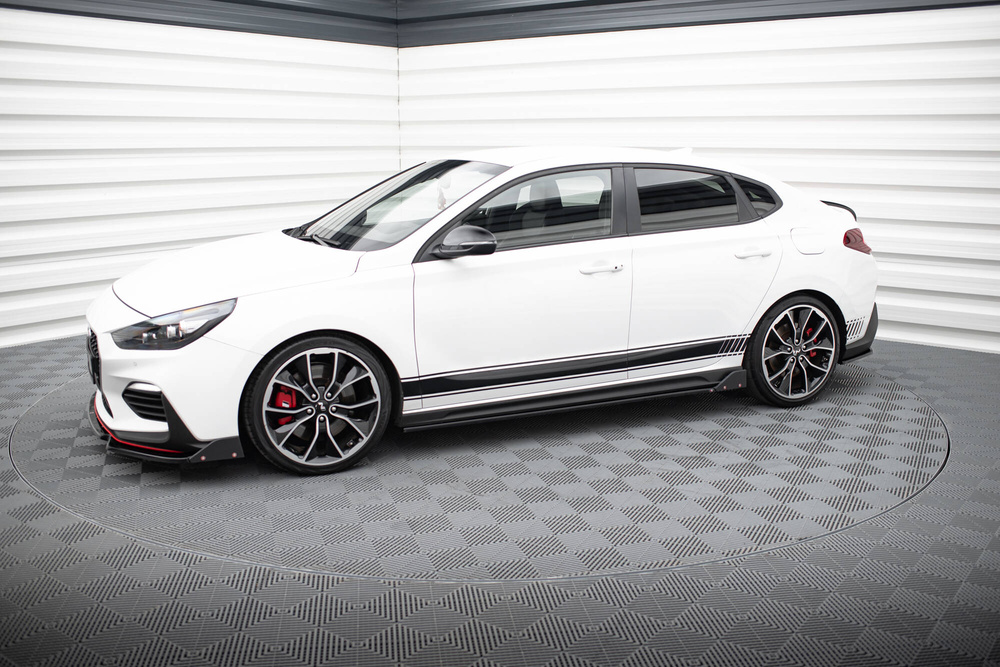 Side Skirts Diffusers V.5 + Flaps Hyundai I30 N / N-Line Hatchback / Fastback Mk3 / Mk3 Facelift