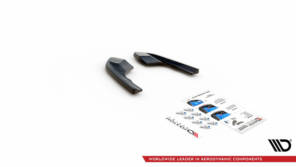 Rear Side Splitters V.1 for Volkswagen Golf R Hatchback Mk8