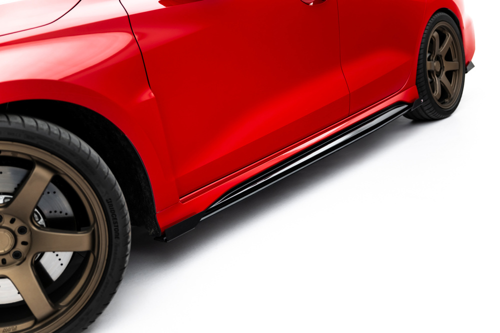 Street Pro Side Skirts Diffusers + Flaps Audi RS3 Sedan 8Y Facelift