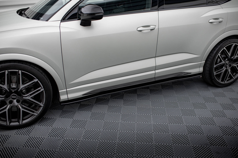 Side Skirts Diffusers V.2 Audi Q3 S-Line / RSQ3 Sportback / SUV F3