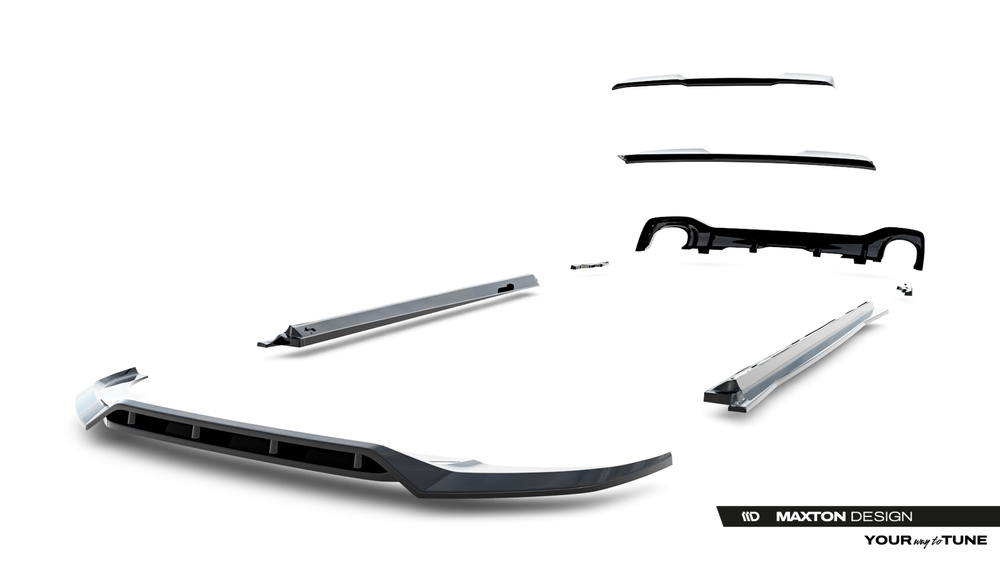 Set of Splitters Audi RSQ8 Mk1