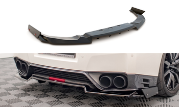 Rear Splitter + Flaps for Nissan GTR R35 Facelift