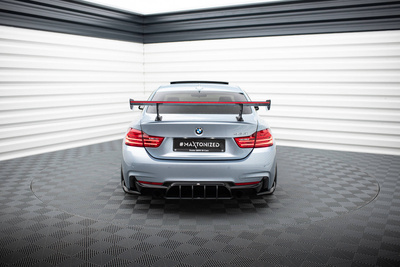 Carbon Spoiler With Internal Brackets Uprights + LED BMW 4 F32 / 4 F32 M-Pack Coupe