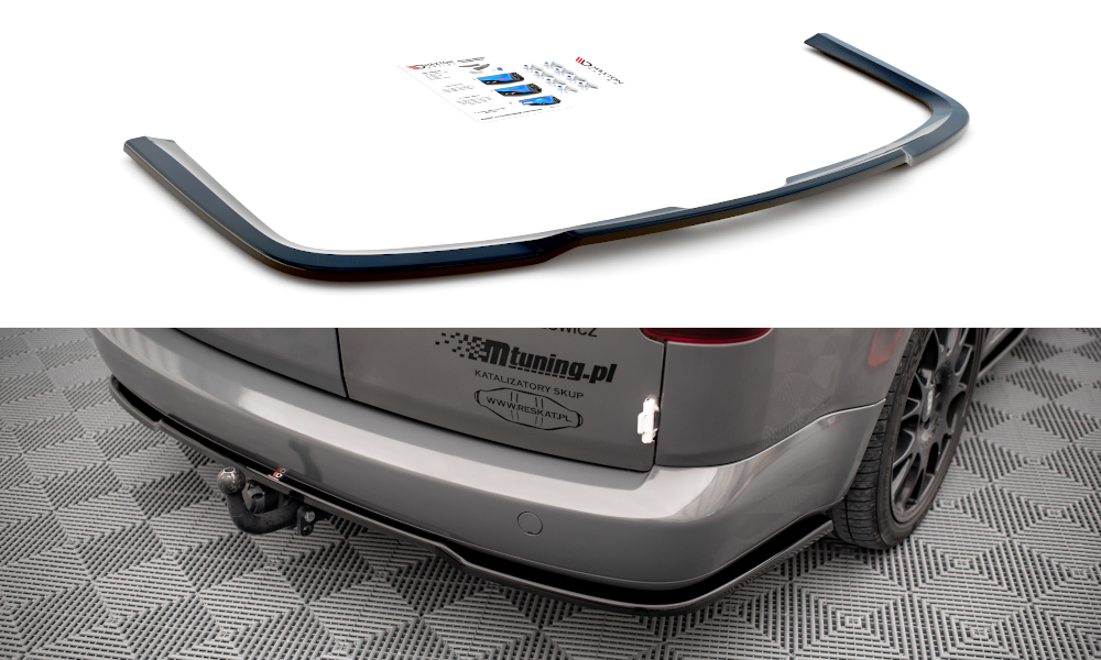 Rear Splitter for Volkswagen Caddy Long Mk3 Facelift