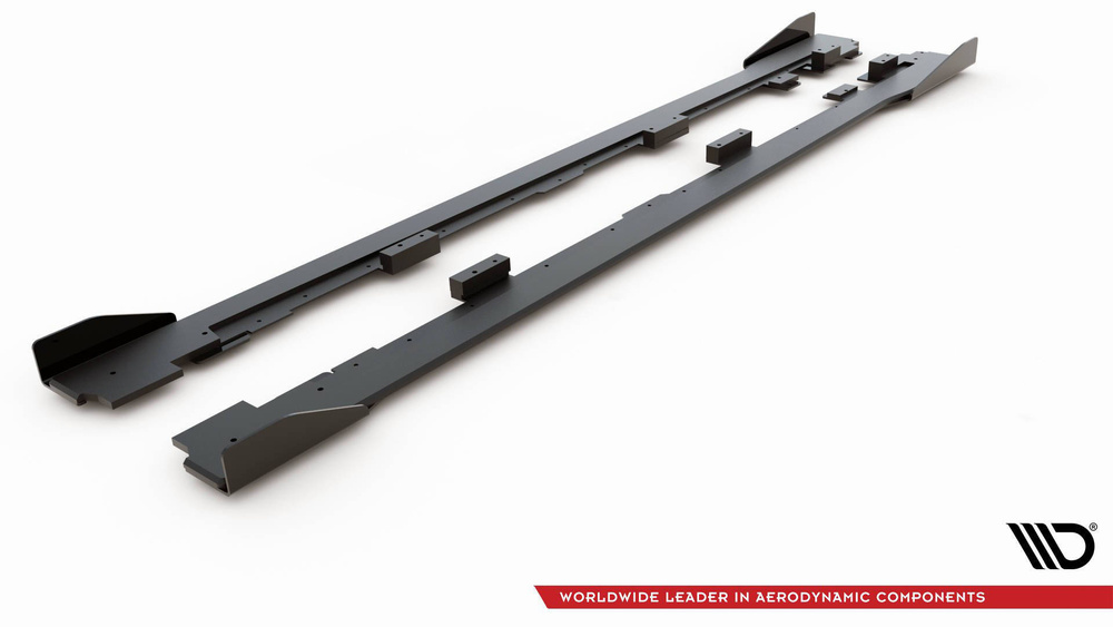 Street Pro Side Skirts Diffusers + Flaps Volkswagen Golf GTI Mk6