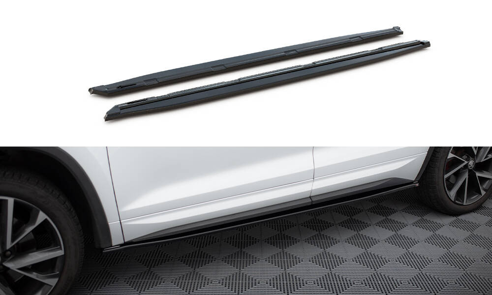 Side Skirts Diffusers Skoda Kodiaq Sportline/RS Mk1 / Mk1 Facelift