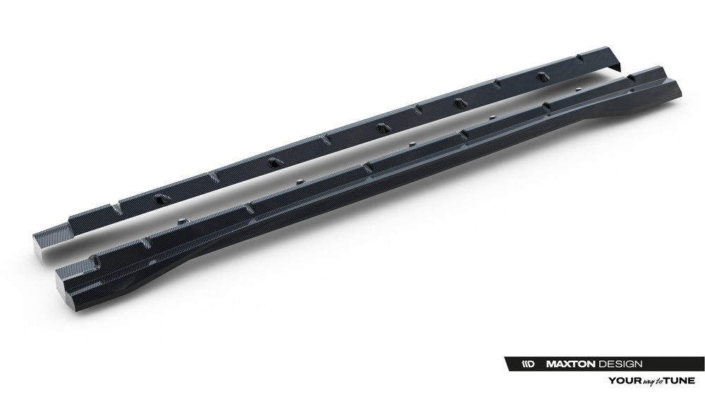 Prepreg Carbon Fiber Side Skirts Audi RSQ8 Mk1