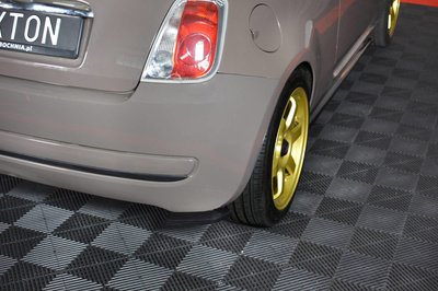 Rear Side Splitters Fiat 500
