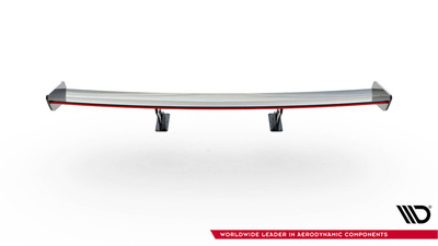 Carbon Spoiler With Internal Brackets Uprights + LED Toyota GR86 / Subaru BRZ Mk2