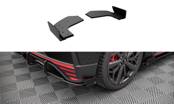 Street Pro Rear Side Splitters + Flaps Hyundai I20 N Mk3