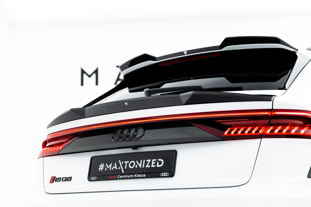 Prepreg Carbon Fiber Tailgate Spoiler (Lower) Audi RSQ8 / SQ8 / Q8 S-Line / Q8 Mk1