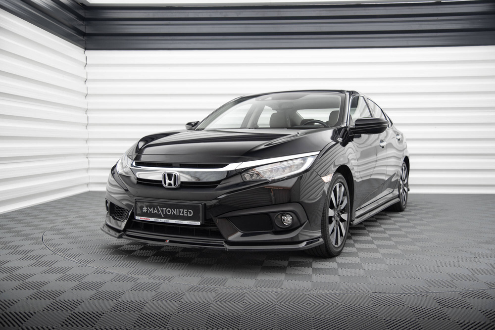 Front Splitter V.2 Honda Civic Sedan Mk10