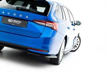 Rear Side Splitters Skoda Octavia Liftback / Combi Mk4 Facelift