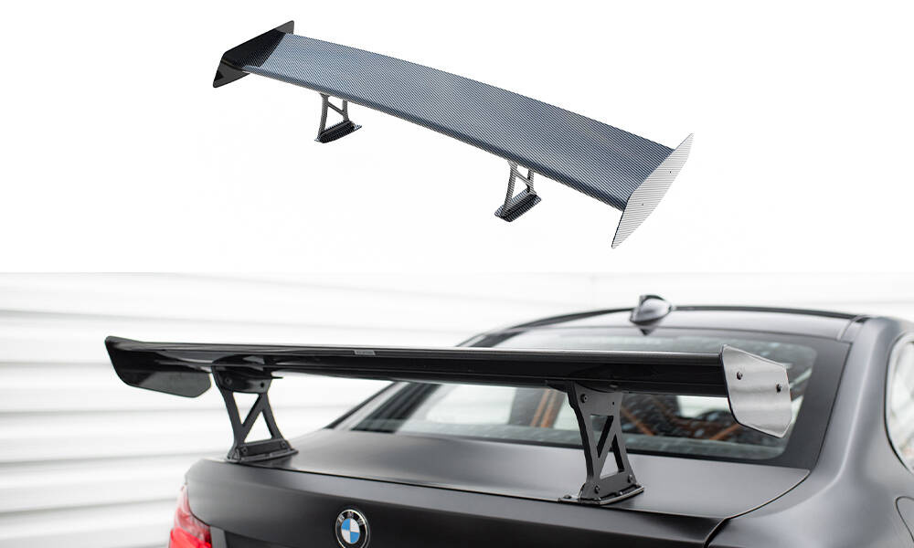 Carbon Spoiler With Internal Brackets Uprights BMW M2 F87 / 2 / 2 M-Pack F22