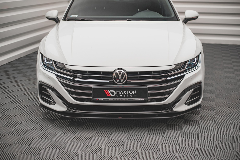 Street Pro Front Splitter Volkswagen Arteon Sedan / Shooting Brake R-Line Mk1 Facelift