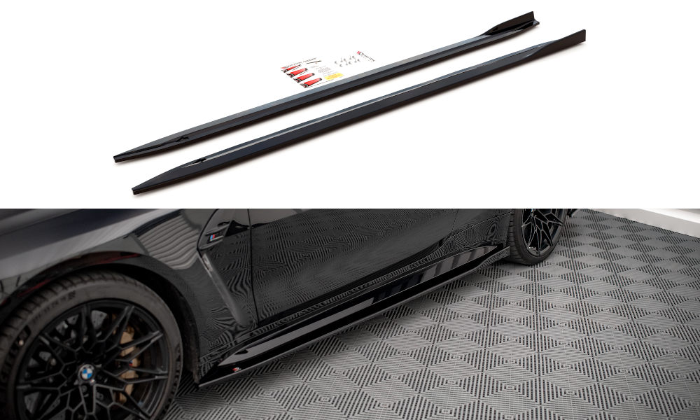 Side Skirts Diffusers V.1 BMW M4 G82 / G82 Facelift