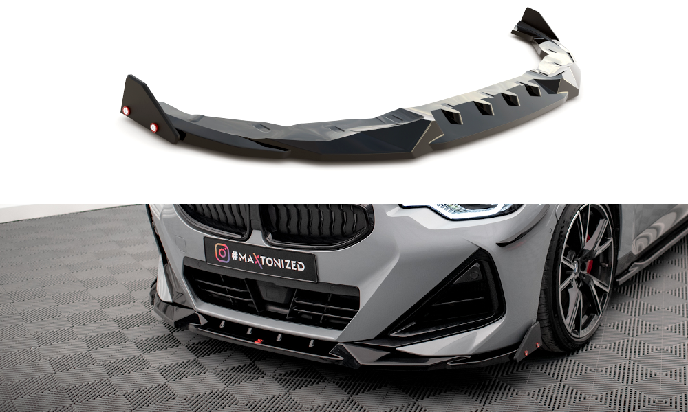 Front Splitter V.2 + Flaps BMW 2 Coupe M-Pack / M240i G42