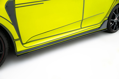 Street Pro Side Skirts Diffusers V.2 Honda Civic Type-R Mk10 / Mk10 Facelift
