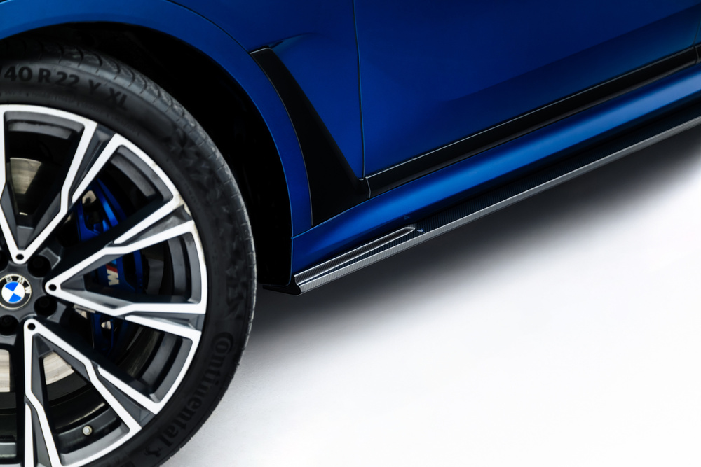 Prepreg Carbon Fiber Side Skirts BMW X7 M-Pack G07 