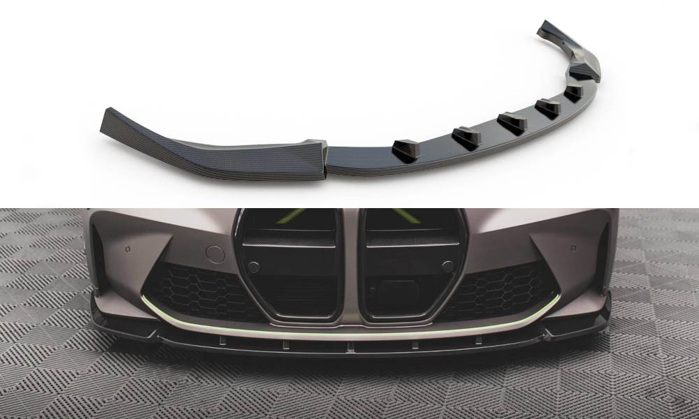 Prepreg Carbon Fiber Front Splitter V.1 BMW M4 G82 