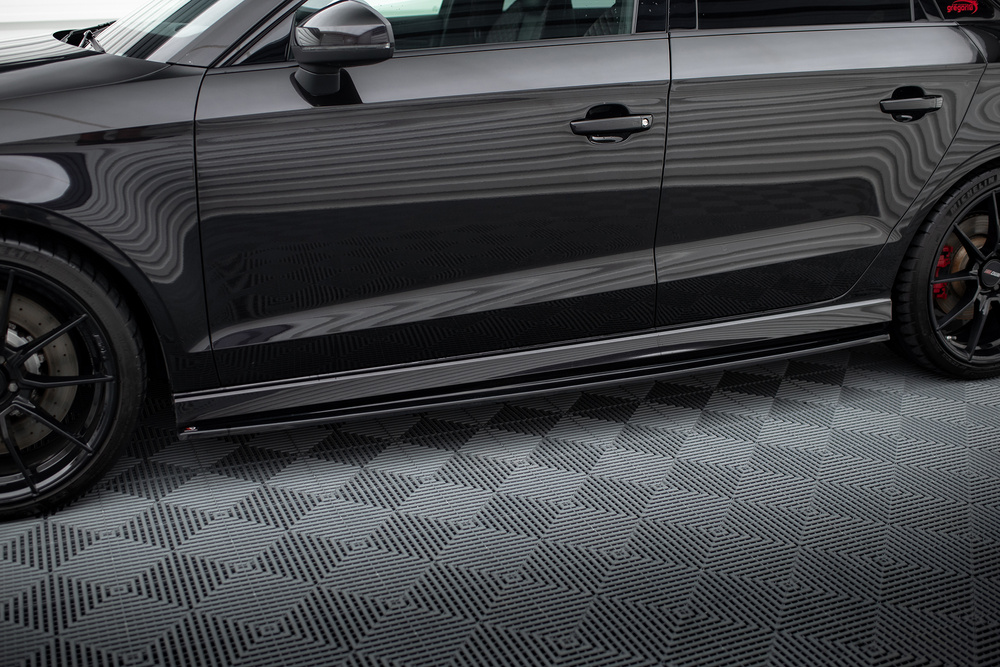 Side Skirts Diffusers Audi RS3 Sedan 8V Facelift