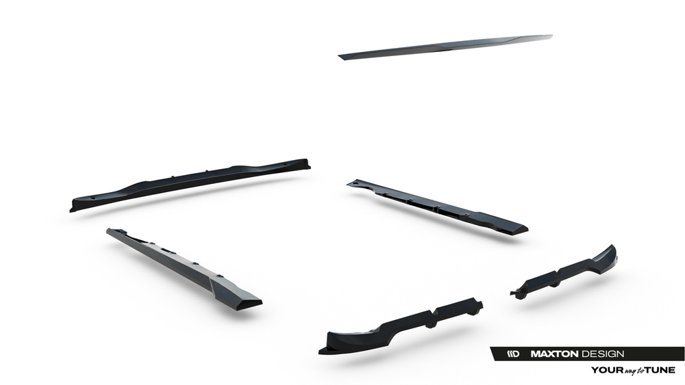 Set of Splitters Brabus Smart Fortwo C451 Facelift