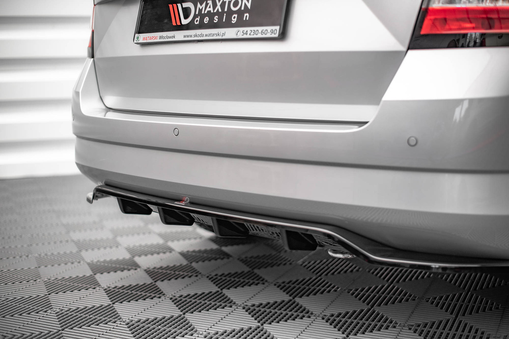 Rear Splitter (with vertical bars) Skoda Fabia Combi Mk3