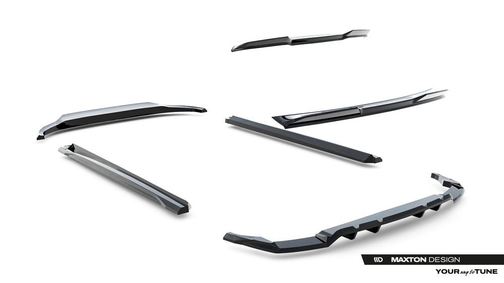 Set of Splitters Audi SQ8 / Q8 S-Line Mk1 Facelift
