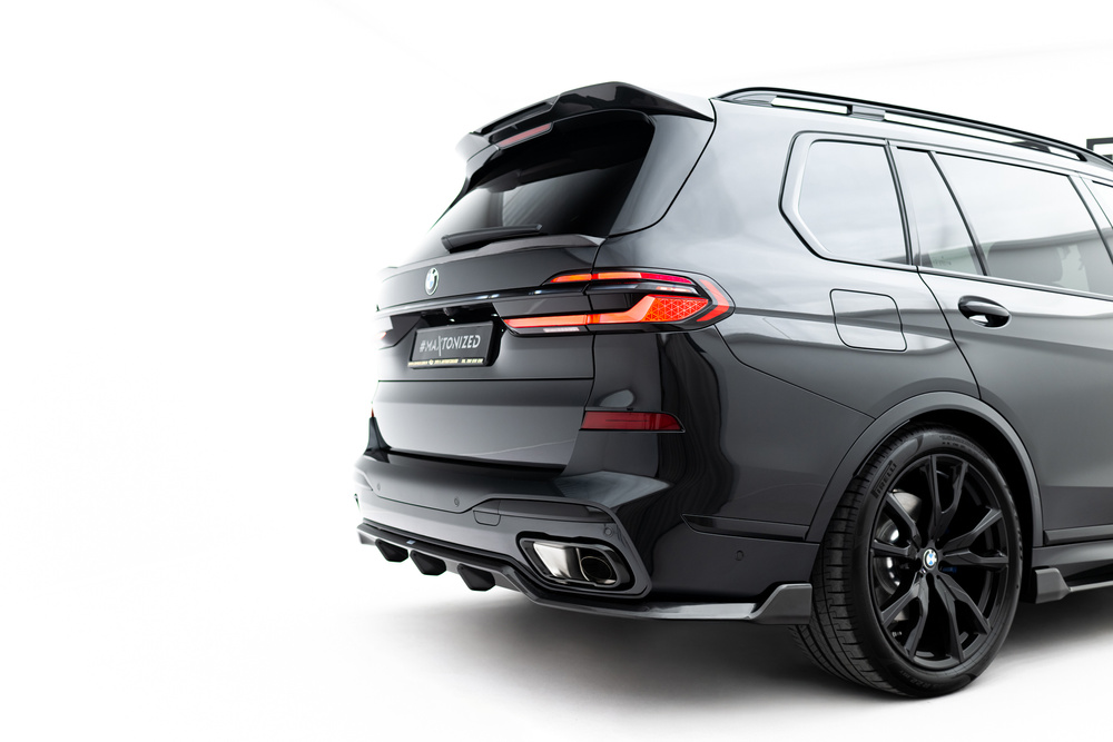 Prepreg Carbon Fiber Rear Diffuser BMW X7 M-Pack G07 Facelift (version without towbar)