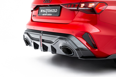 Prepreg Carbon Fiber Rear Diffuser Audi RS3 Sedan 8Y Facelift