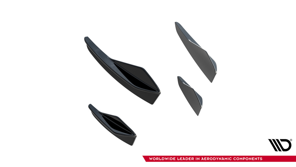 Front Bumper Wings (Canards) Audi A5 S-Line / S5 Sedan / Avant B10